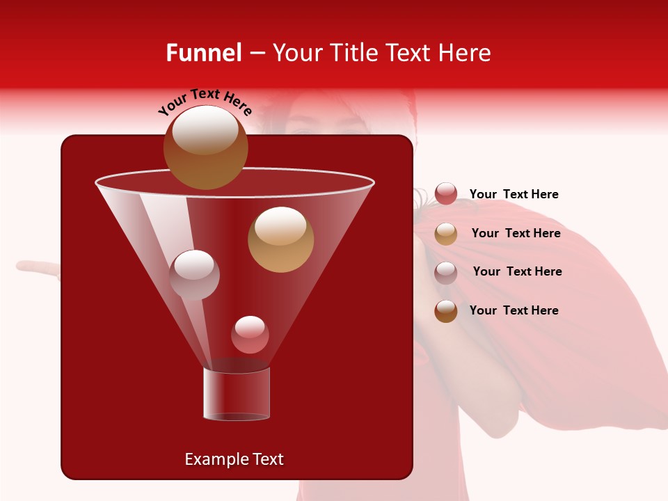 Holiday Seasonal Woman PowerPoint Template