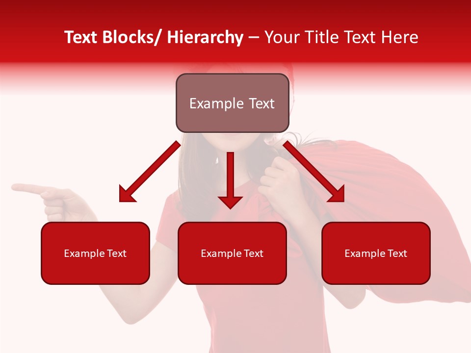 Holiday Seasonal Woman PowerPoint Template