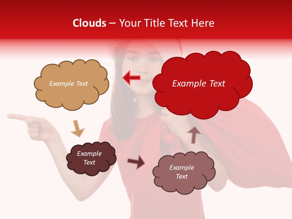 Holiday Seasonal Woman PowerPoint Template