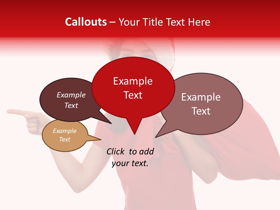 Holiday Seasonal Woman PowerPoint Template