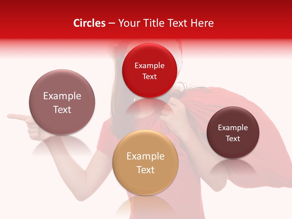 Holiday Seasonal Woman PowerPoint Template