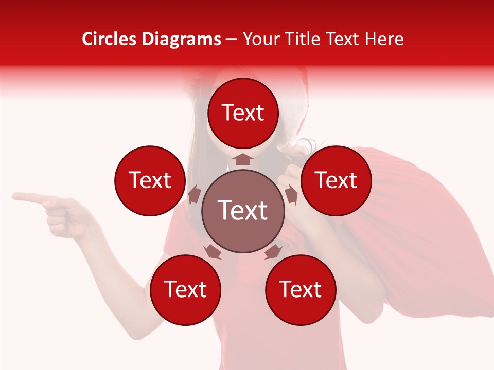 Holiday Seasonal Woman PowerPoint Template