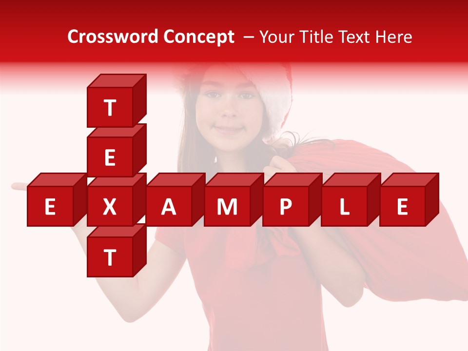 Holiday Seasonal Woman PowerPoint Template