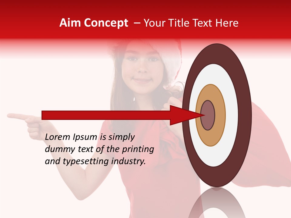 Holiday Seasonal Woman PowerPoint Template