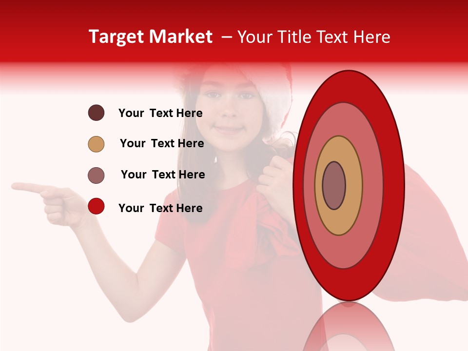 Holiday Seasonal Woman PowerPoint Template