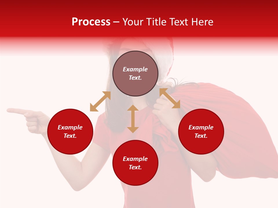 Holiday Seasonal Woman PowerPoint Template