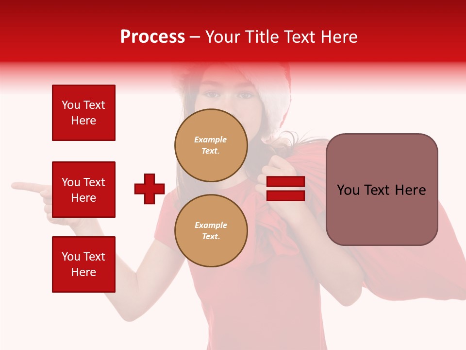 Holiday Seasonal Woman PowerPoint Template