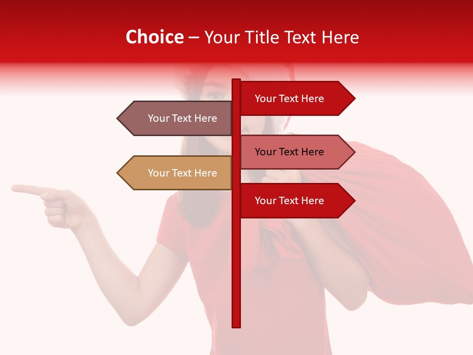 Holiday Seasonal Woman PowerPoint Template