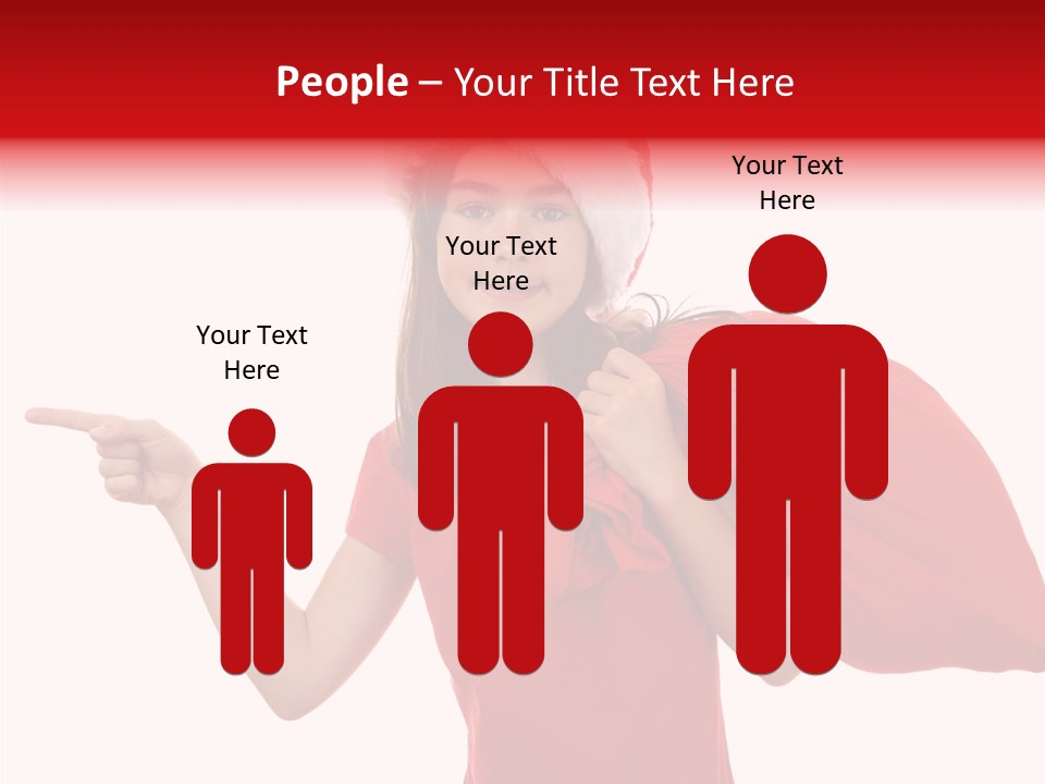 Holiday Seasonal Woman PowerPoint Template