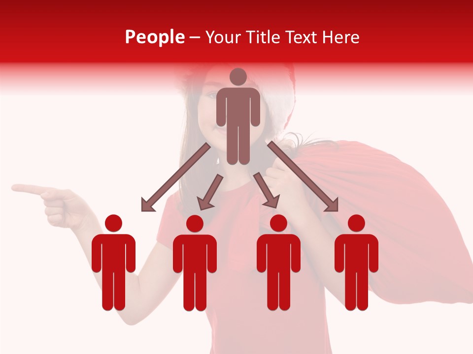 Holiday Seasonal Woman PowerPoint Template