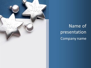 Ornament Background Christmas PowerPoint Template