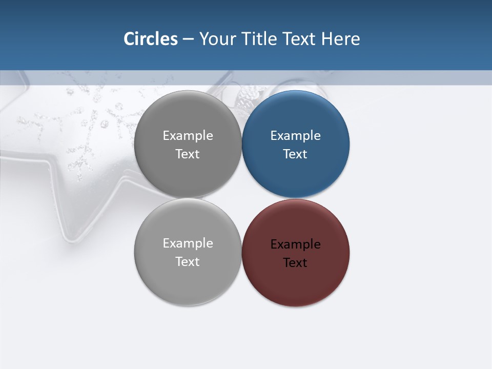 Ornament Background Christmas PowerPoint Template