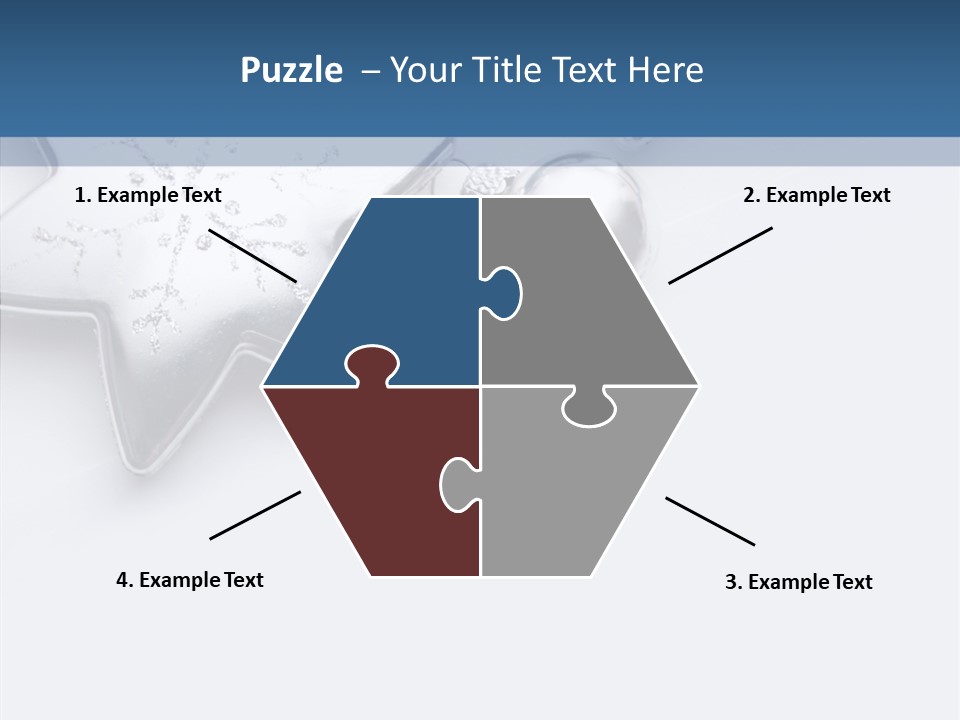 Ornament Background Christmas PowerPoint Template