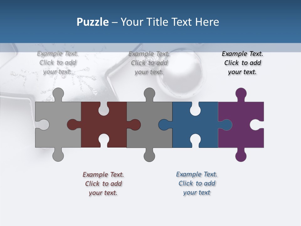 Ornament Background Christmas PowerPoint Template