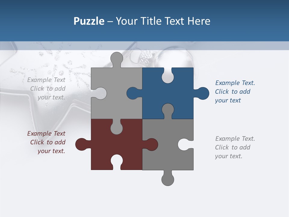 Ornament Background Christmas PowerPoint Template