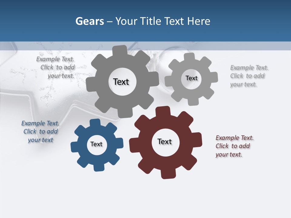 Ornament Background Christmas PowerPoint Template