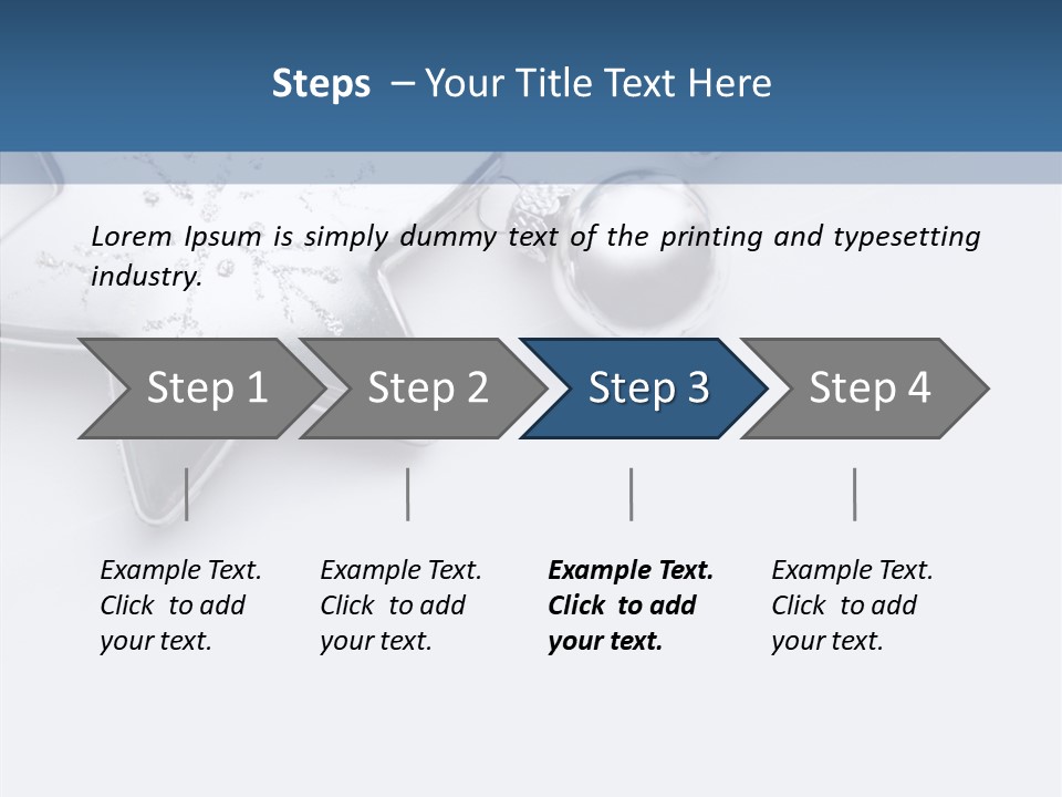 Ornament Background Christmas PowerPoint Template