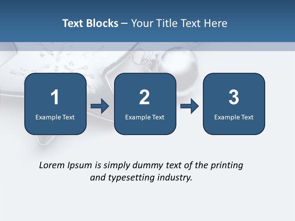 Ornament Background Christmas PowerPoint Template