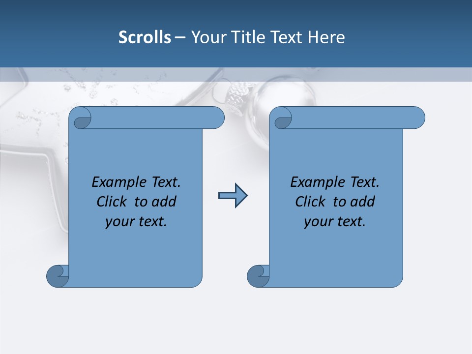 Ornament Background Christmas PowerPoint Template