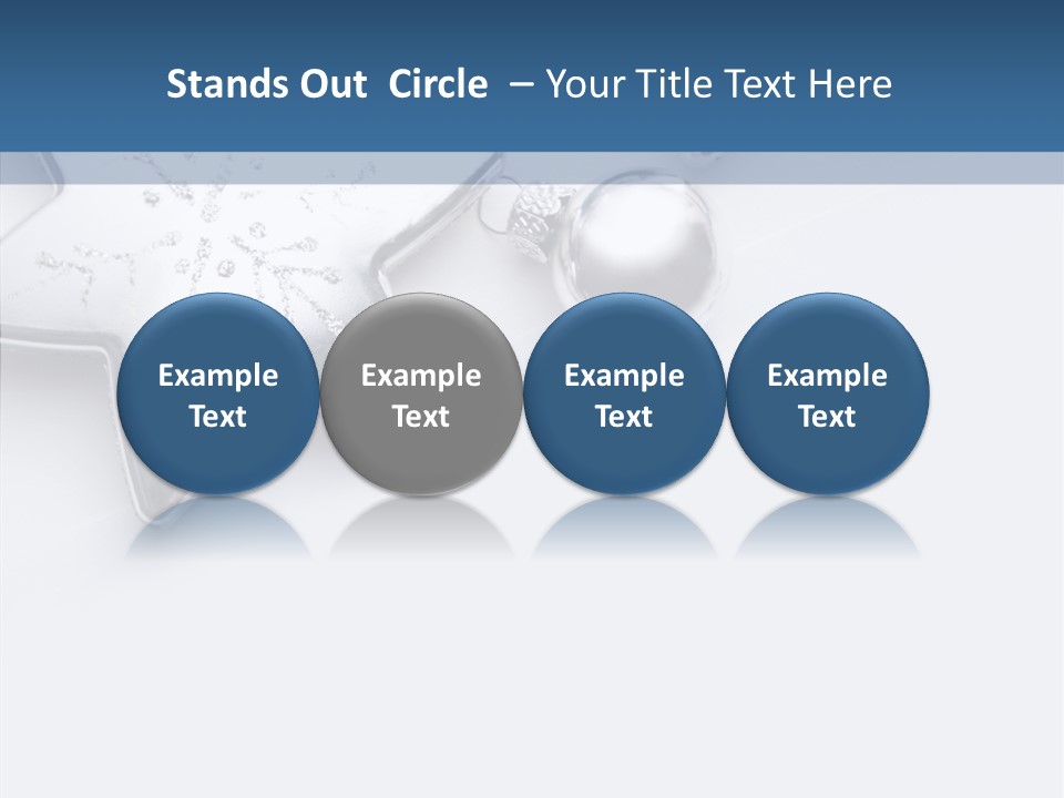 Ornament Background Christmas PowerPoint Template