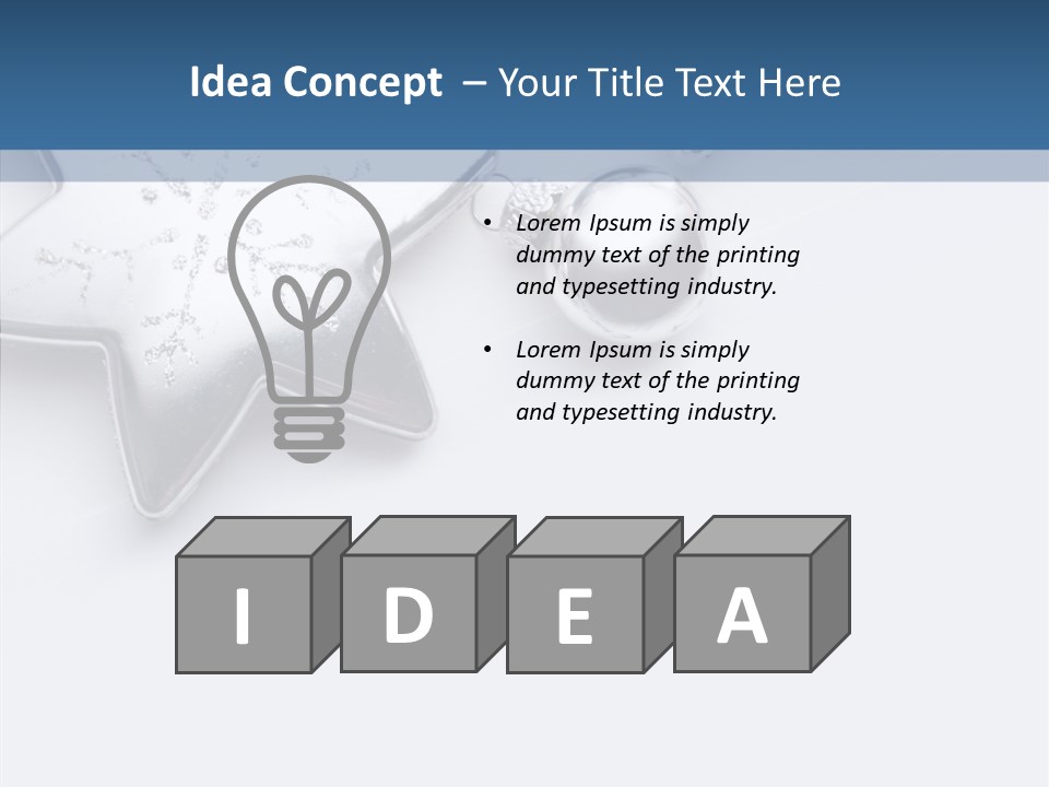 Ornament Background Christmas PowerPoint Template