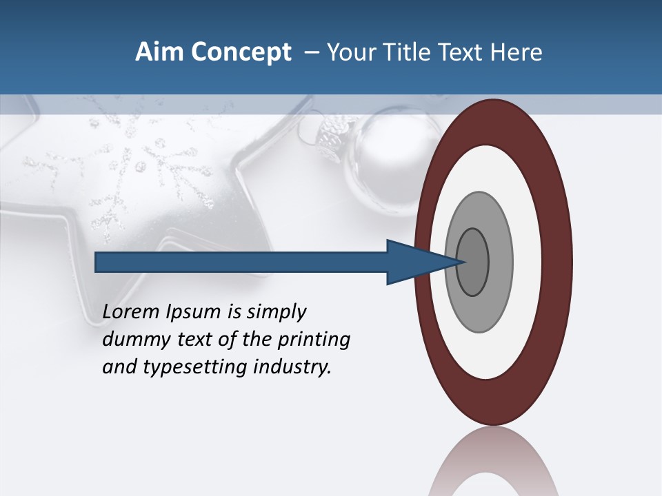 Ornament Background Christmas PowerPoint Template