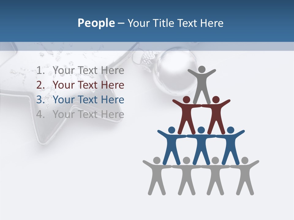 Ornament Background Christmas PowerPoint Template