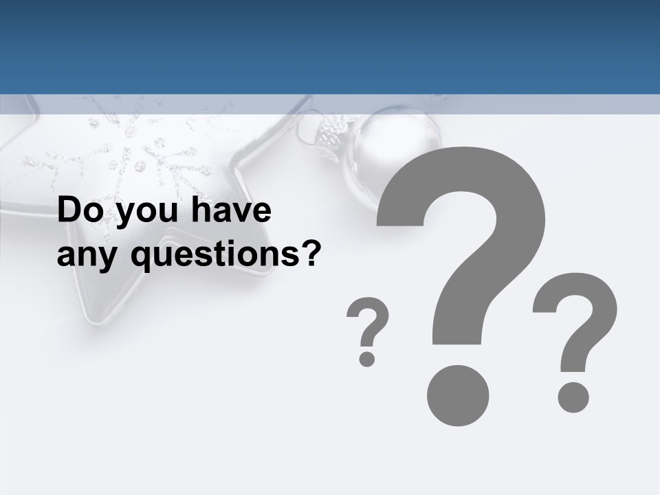 Ornament Background Christmas PowerPoint Template