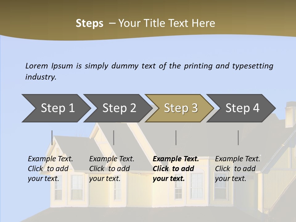 Residence Residential Estate PowerPoint Template