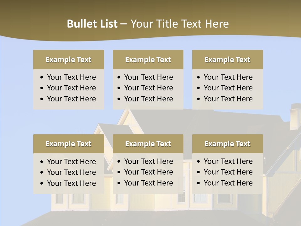 Residence Residential Estate PowerPoint Template