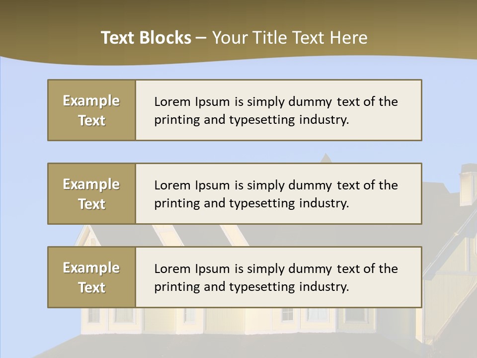 Residence Residential Estate PowerPoint Template