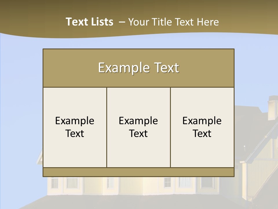 Residence Residential Estate PowerPoint Template