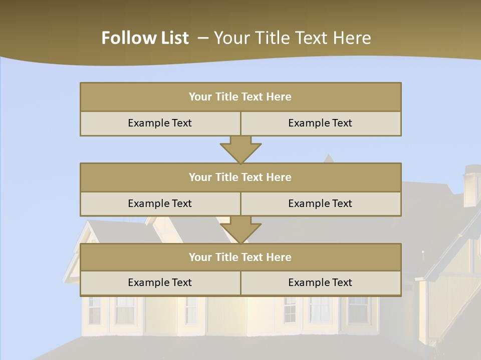 Residence Residential Estate PowerPoint Template