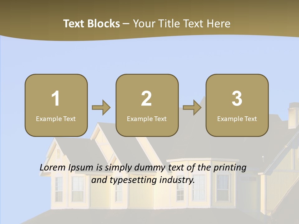 Residence Residential Estate PowerPoint Template