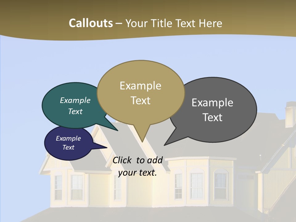 Residence Residential Estate PowerPoint Template