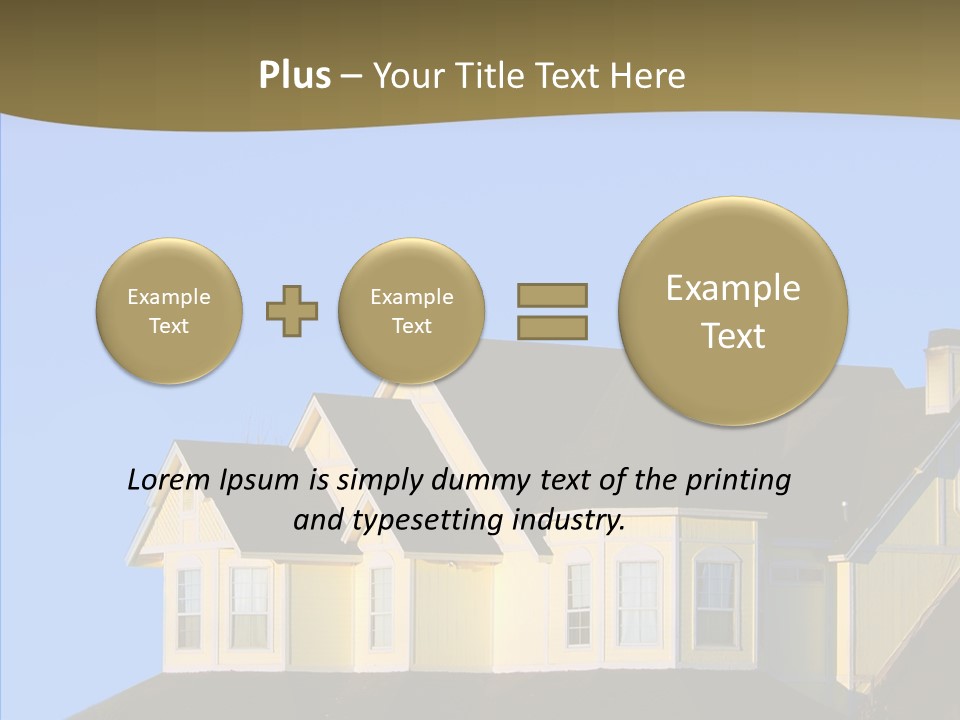 Residence Residential Estate PowerPoint Template