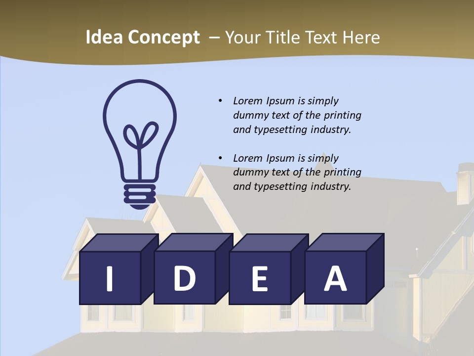 Residence Residential Estate PowerPoint Template
