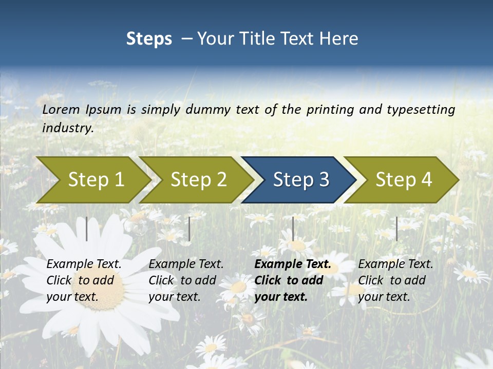 Background Plant Grass PowerPoint Template