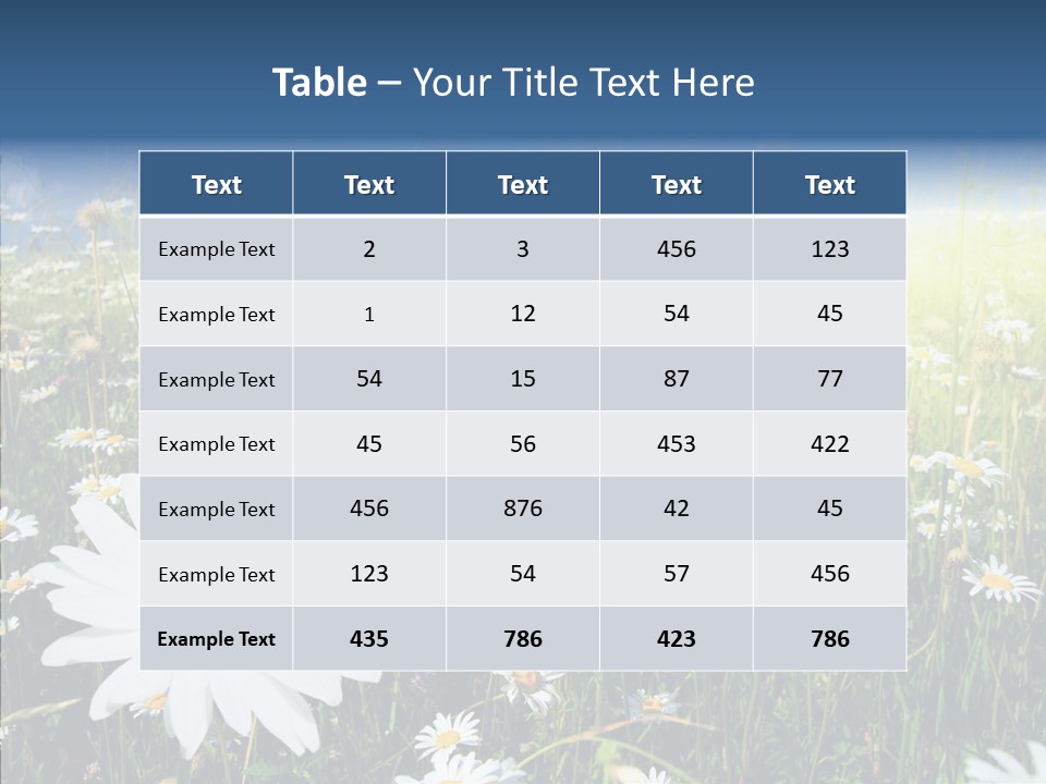 Background Plant Grass PowerPoint Template