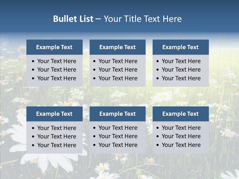 Background Plant Grass PowerPoint Template
