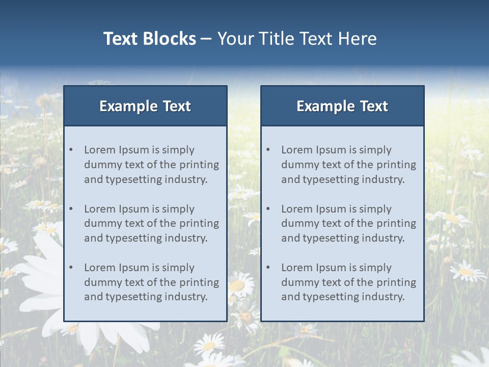 Background Plant Grass PowerPoint Template