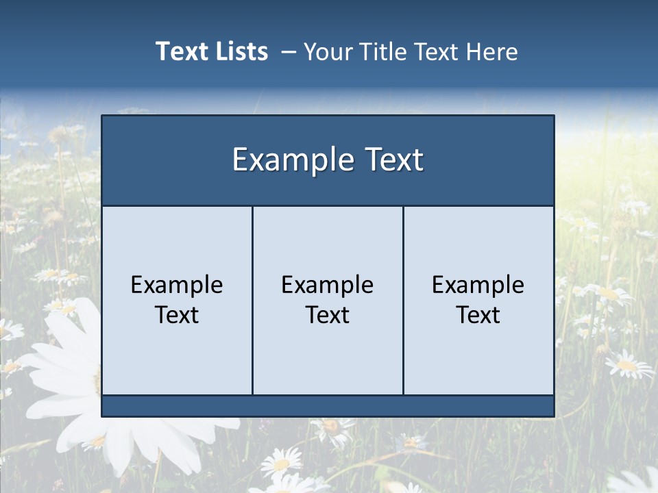 Background Plant Grass PowerPoint Template