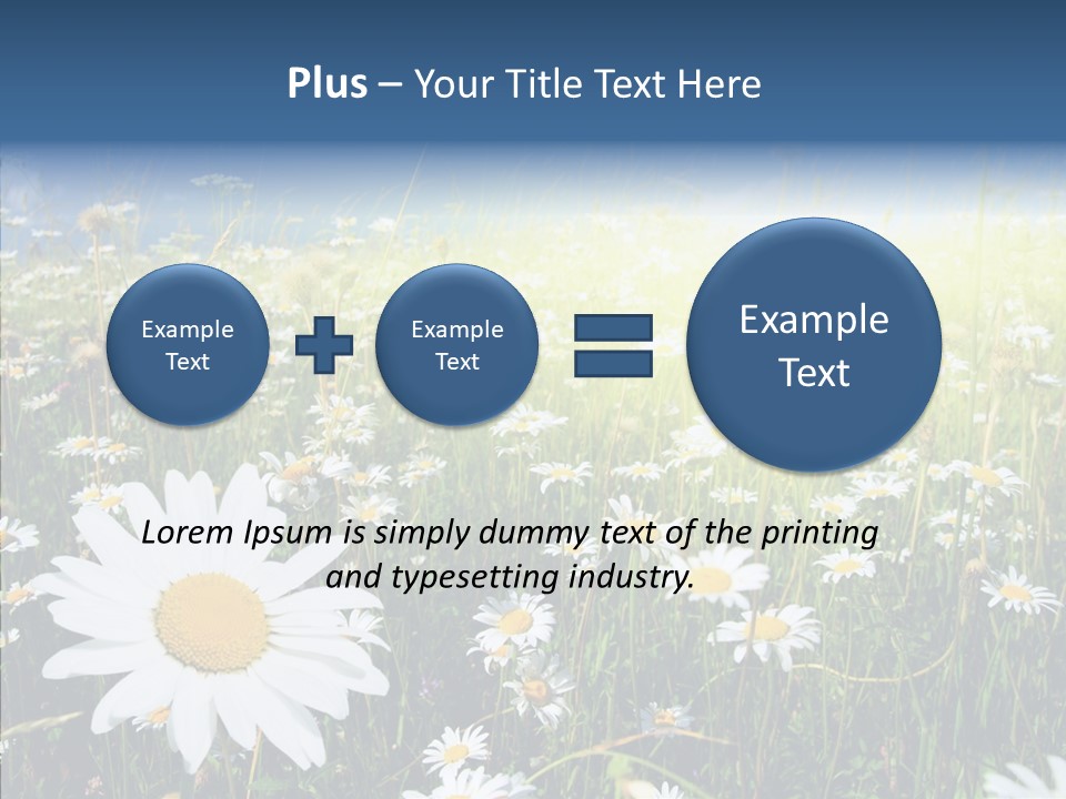 Background Plant Grass PowerPoint Template