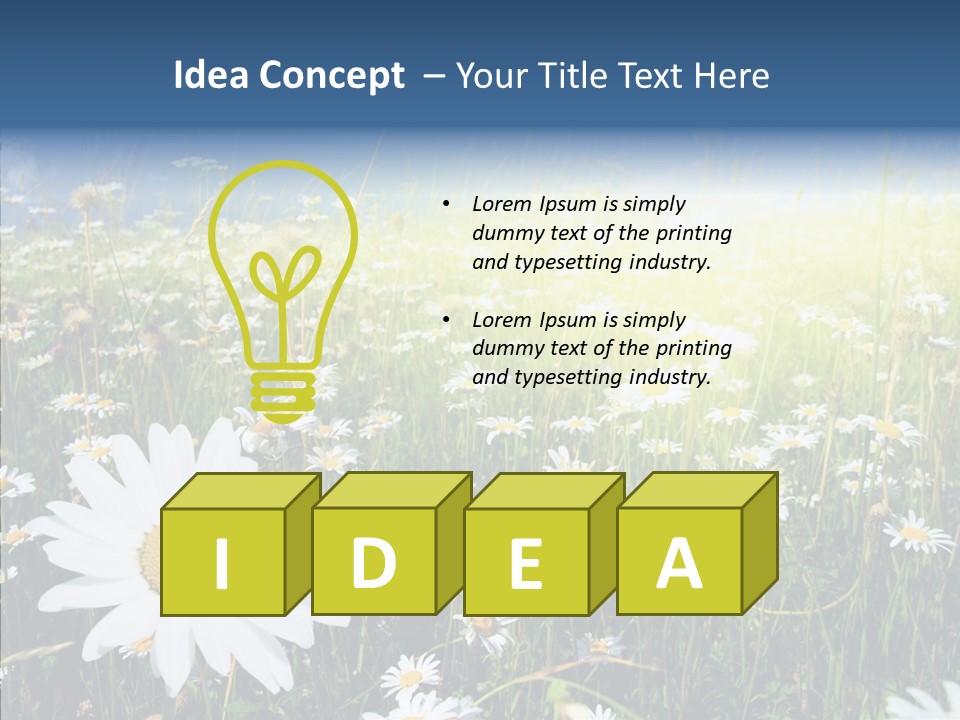 Background Plant Grass PowerPoint Template