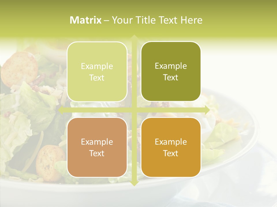 Cos Food Caesar PowerPoint Template
