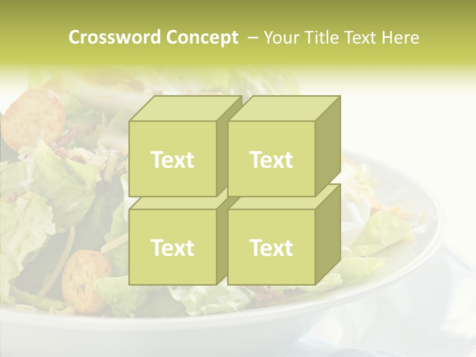 Cos Food Caesar PowerPoint Template