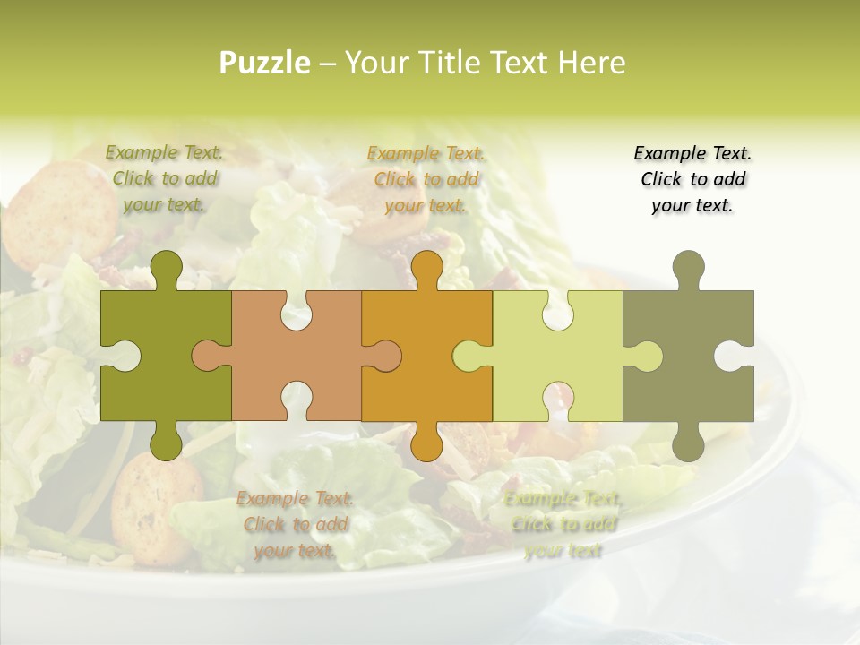 Cos Food Caesar PowerPoint Template