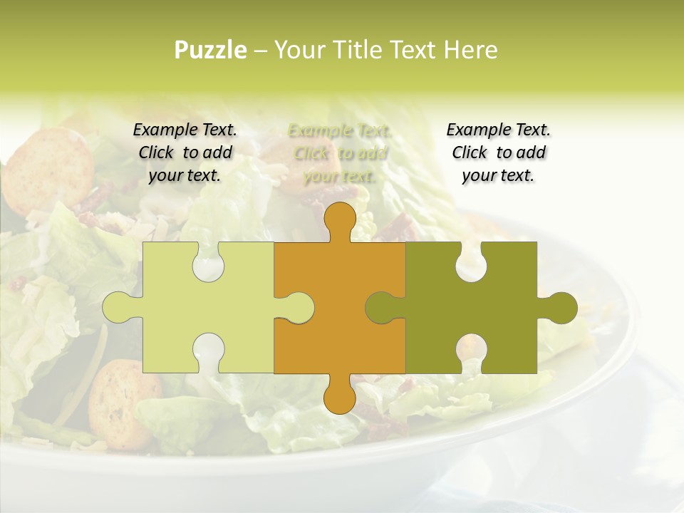 Cos Food Caesar PowerPoint Template