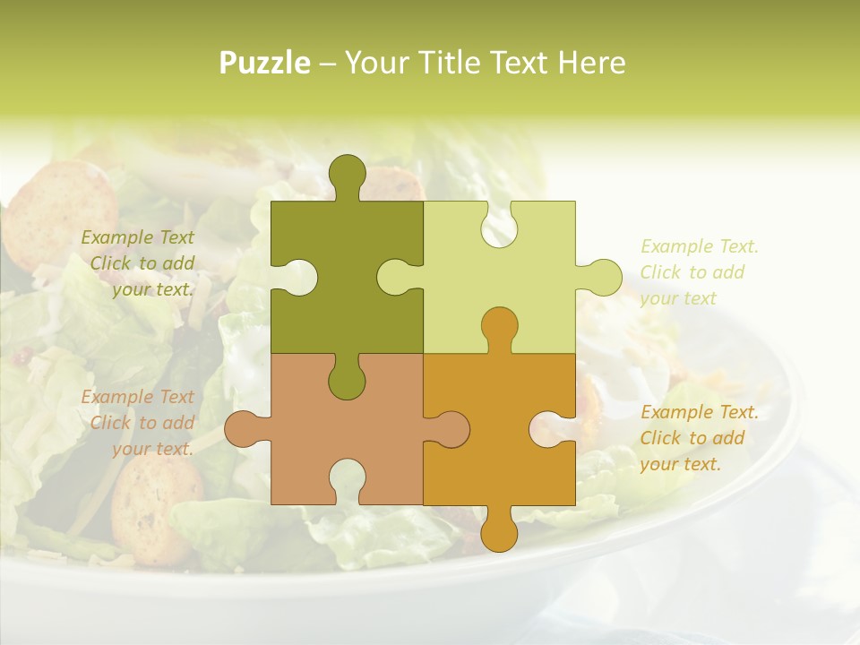 Cos Food Caesar PowerPoint Template