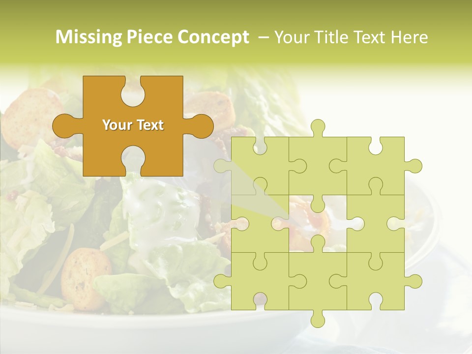 Cos Food Caesar PowerPoint Template